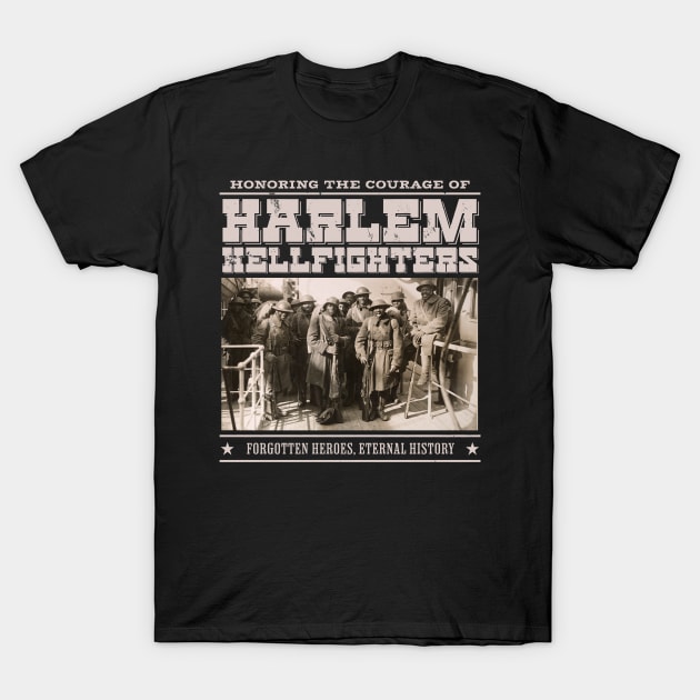 The Harlem Hellfighters - WW1 Tribute T-Shirt by Distant War